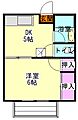丸田マンション3階3.5万円