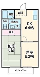 間取図画像 2DK