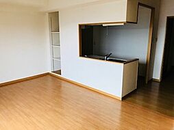 名鉄豊川線 八幡駅 徒歩9分の賃貸マンション 3階1LDKのリビング/ダイニング