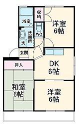 間取図画像 3DK