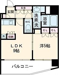 東急田園都市線 三軒茶屋駅 徒歩8分の賃貸マンション 3階1LDKの間取り
