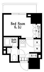 JR京浜東北・根岸線 大森駅 徒歩2分の賃貸マンション 14階1Kの間取り