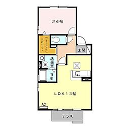 間取図画像 1LDK