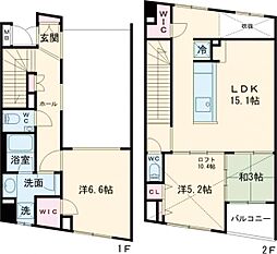ソアラノーム碑文谷 1階3LDKの間取り