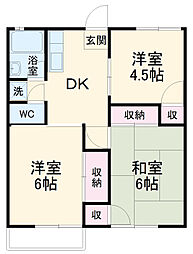 間取図画像 3DK
