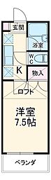 間取図画像 1K