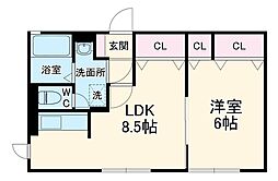 間取図画像 1LDK