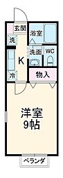 間取図画像 1K