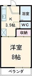 間取図画像 1K