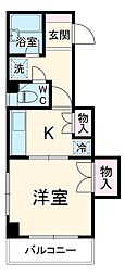 間取図画像 1DK