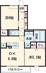 物件の間取り