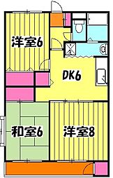 間取図画像 3DK