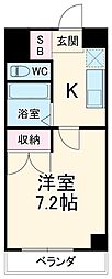 間取図画像 1K