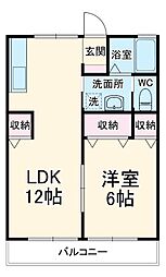 間取図画像 1LDK