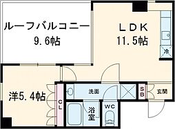 ＴＡＳ上北沢レジデンス 3階1LDKの間取り
