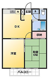 間取図画像 2DK