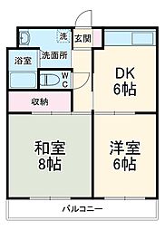 間取図画像 2DK