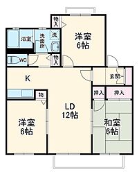 間取図画像 3LDK