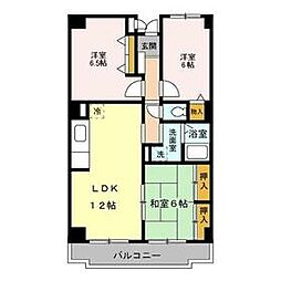 JR総武線 幕張本郷駅 徒歩11分の賃貸マンション 3階3LDKの間取り