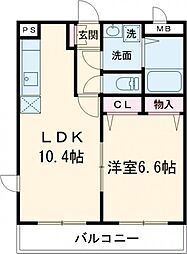 間取図画像 1LDK