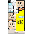東山ハウス7階8.9万円