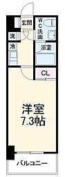 ライブコート泉 1Kの間取図画像