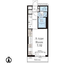 名古屋市営鶴舞線 浄心駅 徒歩3分の賃貸マンション 1階1Kの間取り