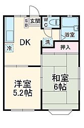 間取図画像 2DK