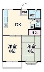 間取図画像 2DK