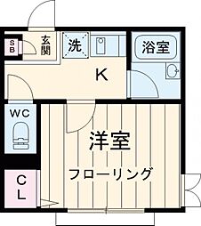 間取図画像 1K