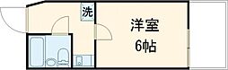 レジデンス国分寺 1階1Kの間取り