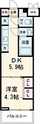 間取図画像 1DK