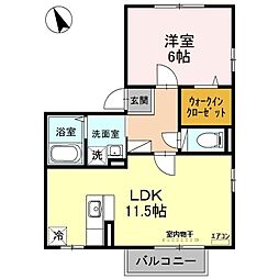 間取図画像 1LDK