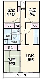 間取図画像 3LDK