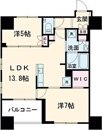 ＧＲＡＮ　ＰＡＳＥＯ明大前 7階2LDKの間取り