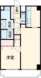綾東ヴィレッジ弐番館 5階1LDKの間取り