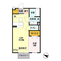 間取図画像 1LDK