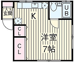 間取図画像 ワンルーム