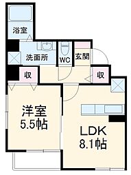 間取図画像 1LDK