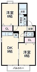 間取図画像 2DK