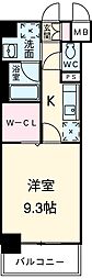 東京メトロ日比谷線 三ノ輪駅 徒歩8分の賃貸マンション 3階1Kの間取り