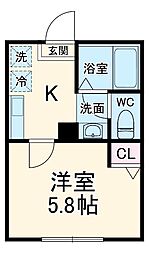 間取図画像 1K