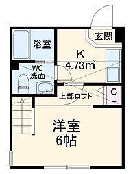 間取図画像 1K