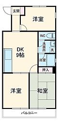 間取図画像 3DK