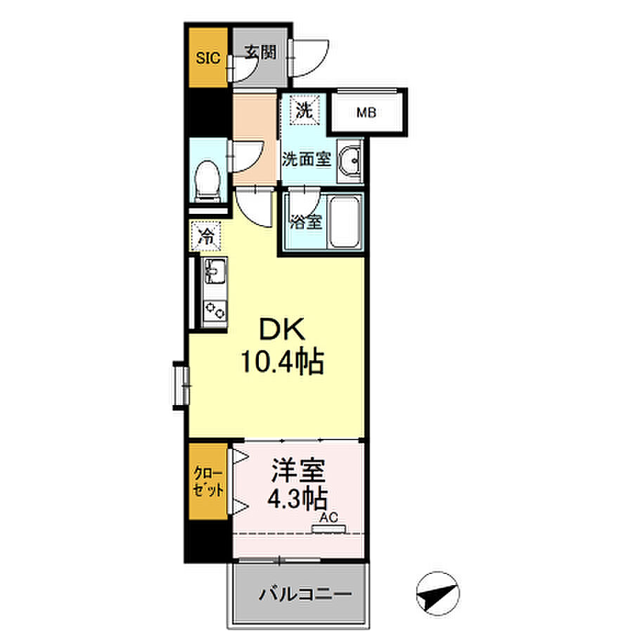 ホームズ でお部屋探し 三重県四日市市安島2丁目 1dk 賃料8 7万円 4階 39 11 賃貸マンション住宅情報 物件番号 取扱い不動産会社 ハウスコム株式会社 四日市店