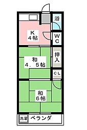 間取図画像 2DK