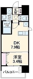 間取図画像 1DK