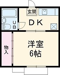 間取図画像 1K