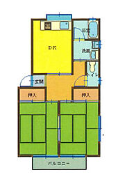 間取図画像 2DK