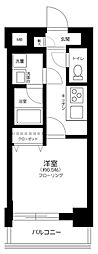 ＡＬＩＶＩＯ西落合 4階1Kの間取り